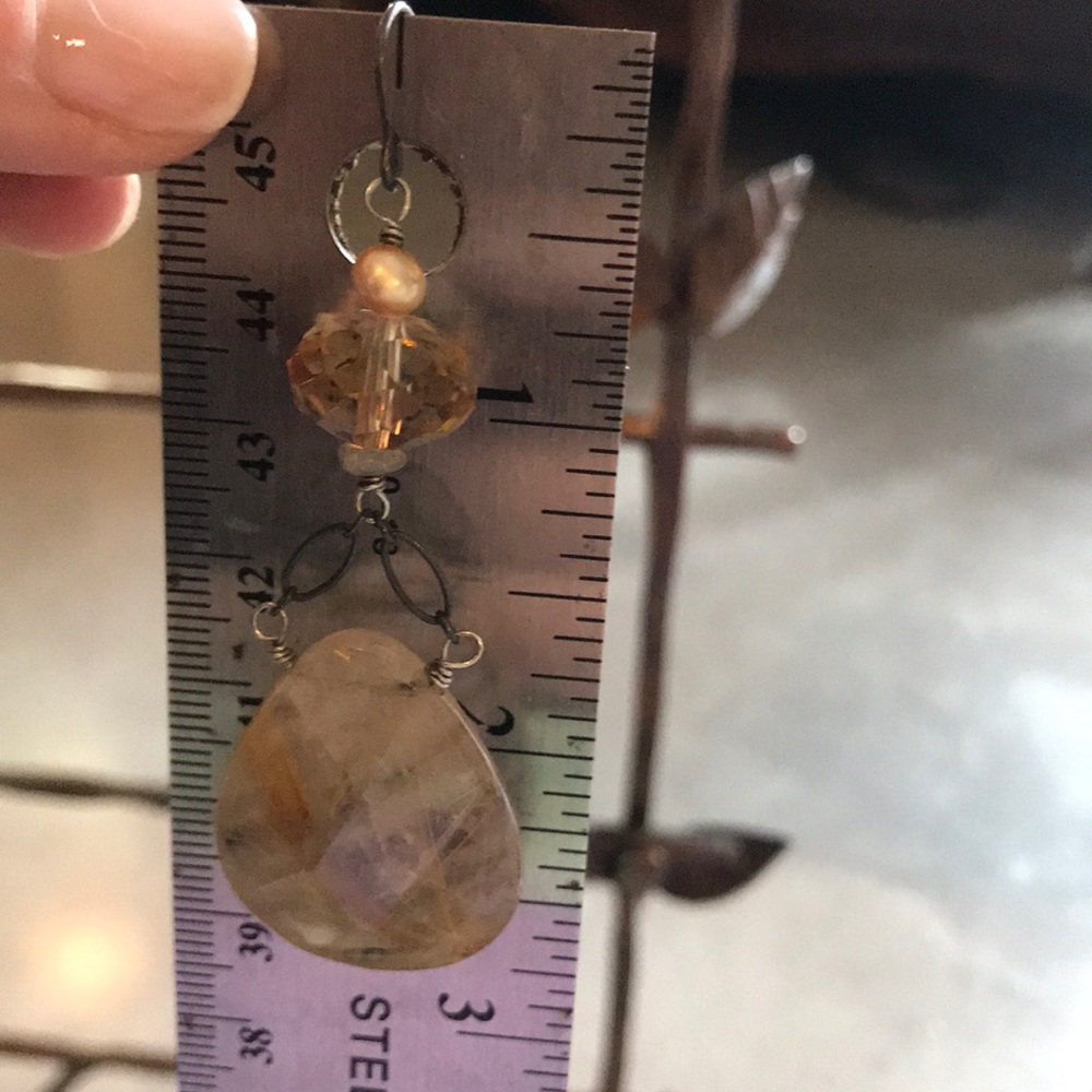 Oxidized Silver and Quartz - Picture 2 of 2